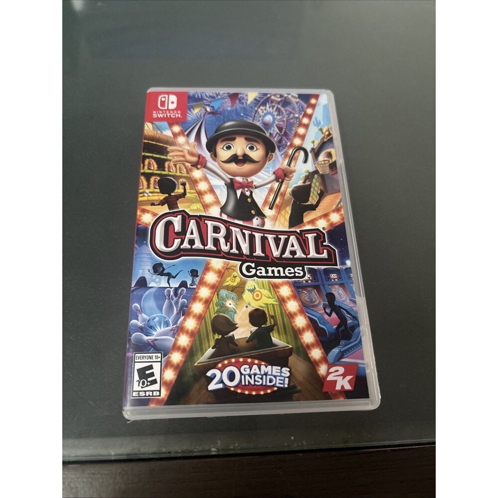 Carnival Games (Nintendo Switch, 2018) Complete CIB TESTED!